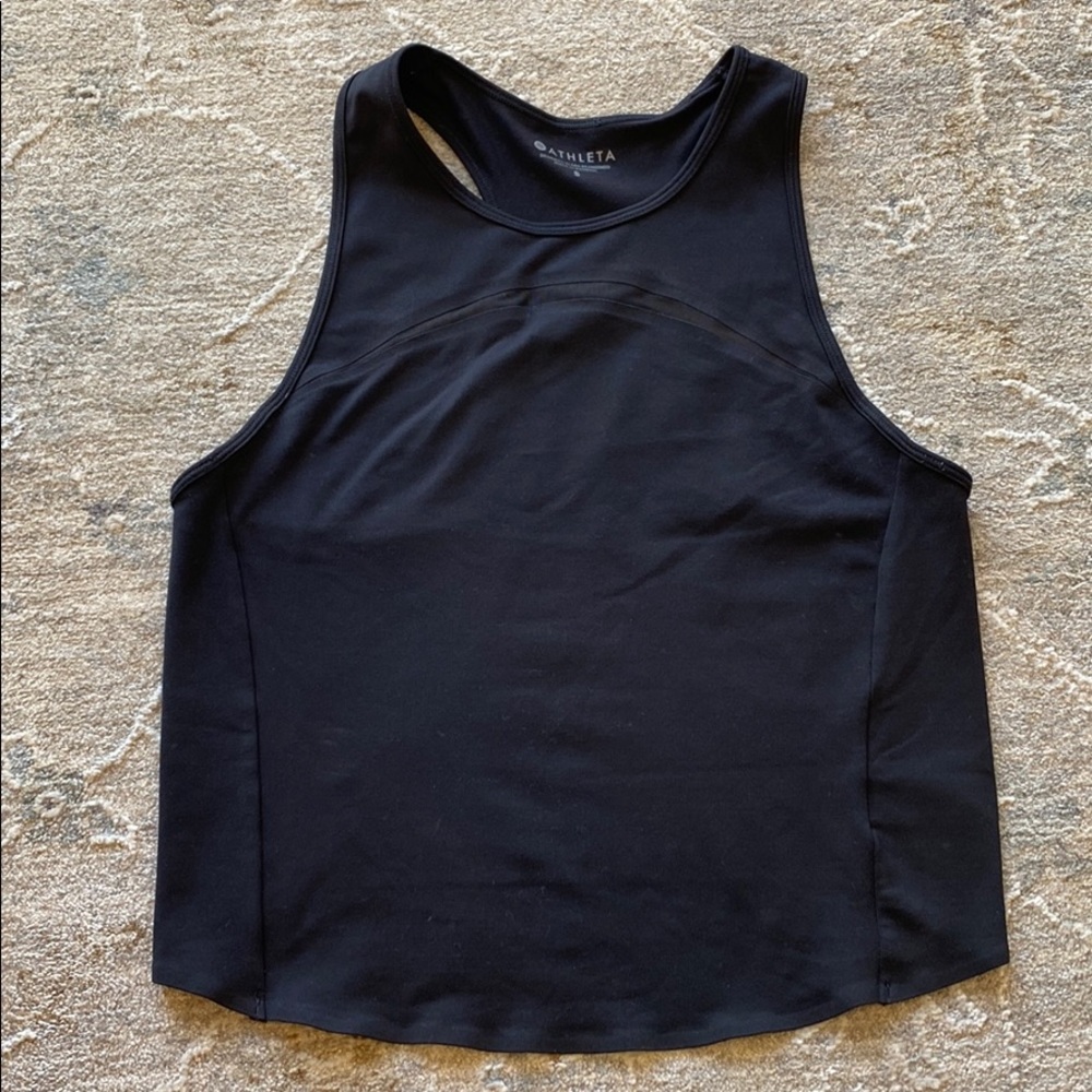 Athleta Cropped Workout Top Size Small